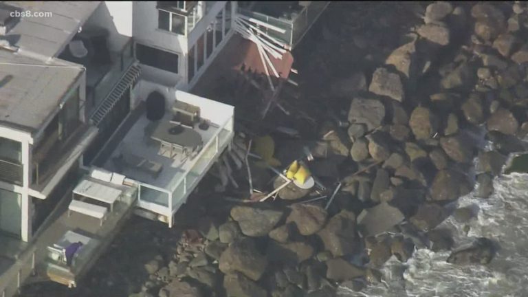 <font color=red>Watch: </font color=red>Video Shows Moment Malibu Balcony Collapses Into Ocean