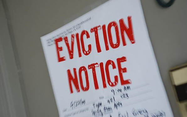 eviction sign