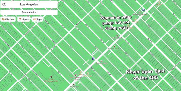 Crowdsourced ‘HoodMaps’ Pokes Fun At Stereotypes Of Santa Monica