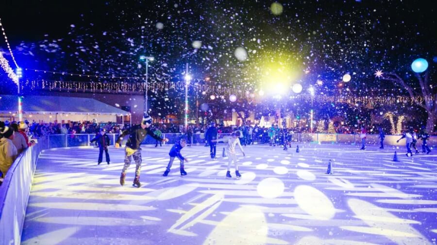 Ice at Santa Monica