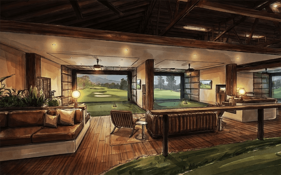 Stableford interior | Santa Monica Sun interior stableford golf club