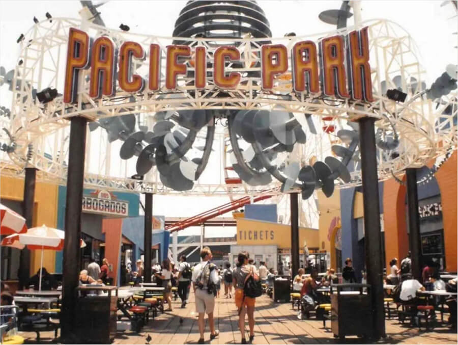 Pacific Park in Santa Monica circa 1996