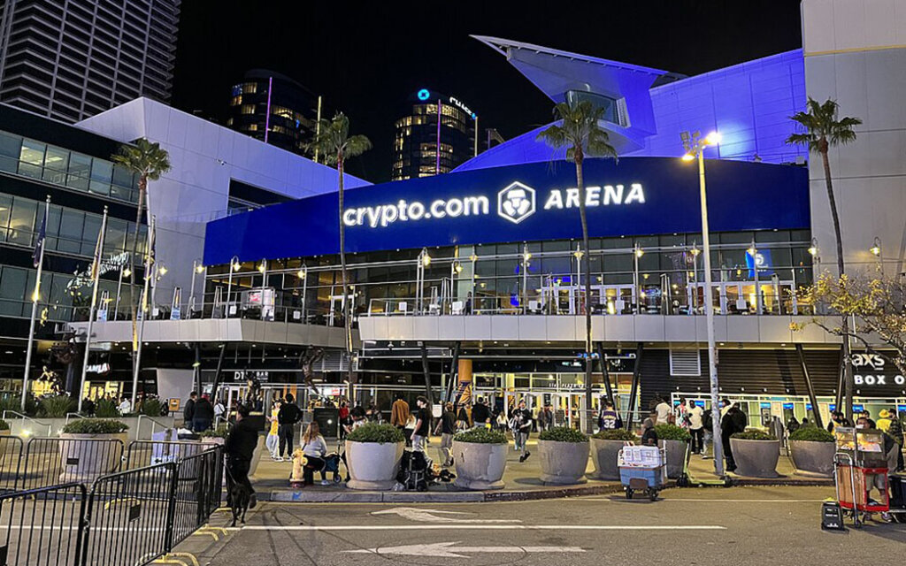 Crypto.com Arena in downtown Los Angeles