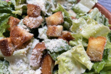 Vitos Pizza caesar salad | Santa Monica Sun Vitos Pizza in Santa Monica