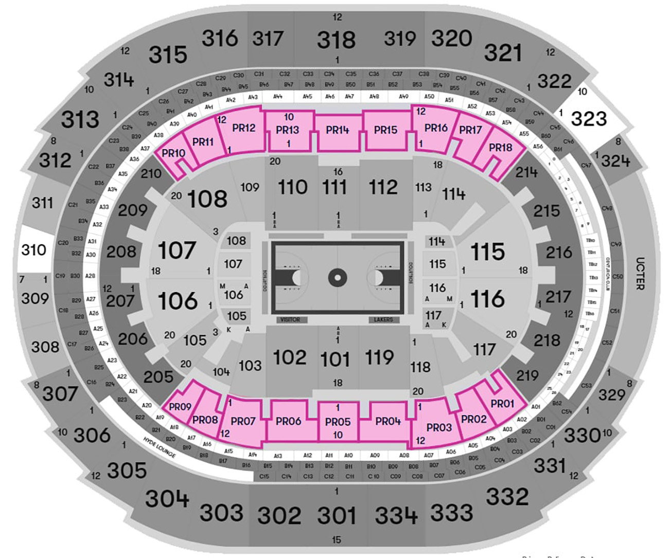 Crypto.com Arena seating chart | Santa Monica Sun Seating chart crypto.com arena
