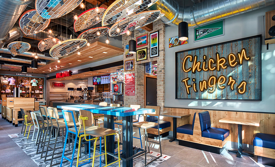 Raising Cane's Santa Monica interior | Santa Monica Sun Raising Cane's Santa Monica interior view