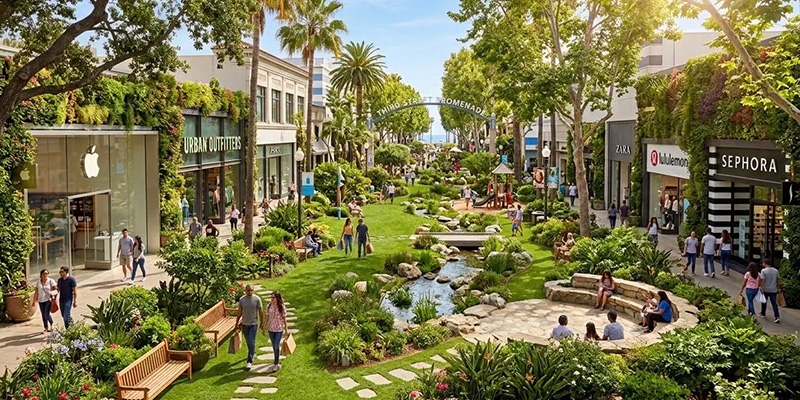 Third Street Promenade garden rendering