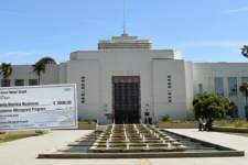 Santa Monica City Hall grant check