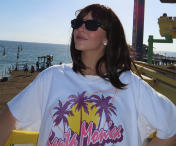 Sydney Sweeney Santa Monica Pier